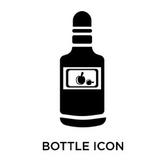 bottle icon isolated on white background. Simple and editable bottle icons. Modern icon vector illustration.