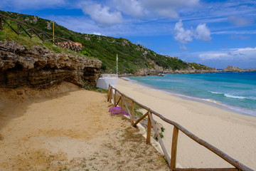 Rena Bianca beach, Sardinia, Italy.