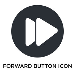 forward button icon isolated on white background. Simple and editable forward button icons. Modern icon vector illustration.