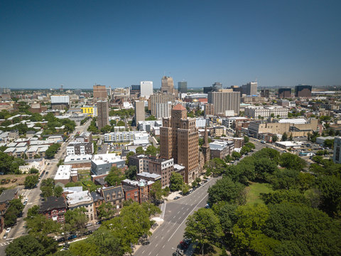 Aerial Of Newark New Jersey