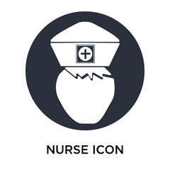 nurse icon isolated on white background. Simple and editable nurse icons. Modern icon vector illustration.