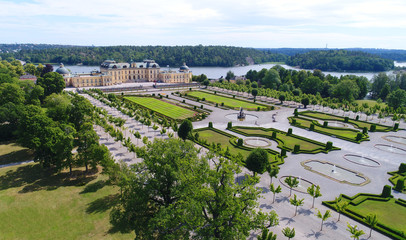 Schloss Drottningholm von oben
