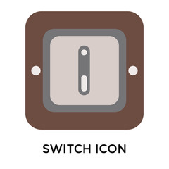 switch icons isolated on white background. Modern and editable switch icon. Simple icon vector illustration.