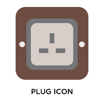 plug icons isolated on white background. Modern and editable plug icon. Simple icon vector illustration.