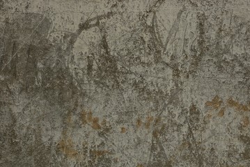 gray stone texture of a concrete dirty wall in the foundation of a building