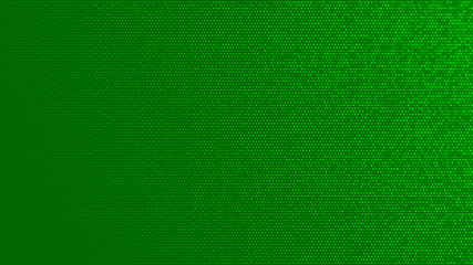 Abstract halftone gradient background in randomly shades of green colors