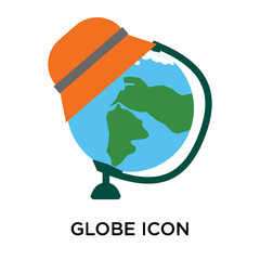 globe icon on white background. Modern icons vector illustration. Trendy globe icons