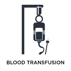 blood transfusion icon isolated on white background. Simple and editable blood transfusion icons. Modern icon vector illustration.