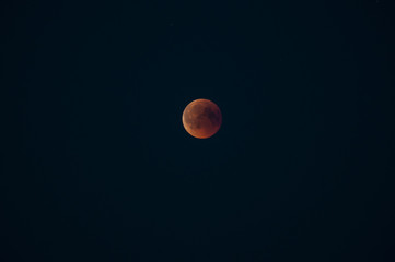 Red moon in Denmark July 27th 2018