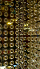 Gold mirror balls
