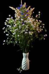 A bouquet of wild flowers.