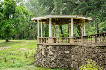 Old gazebo in nature