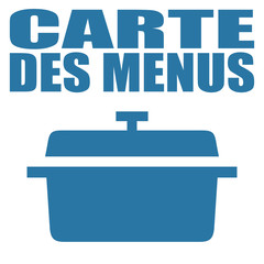 Logo carte des menus.