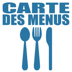 Logo carte des menus.