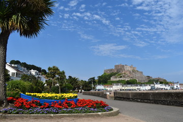 The beautiful fishing village of Gorey for over 800 years. Jersey, England