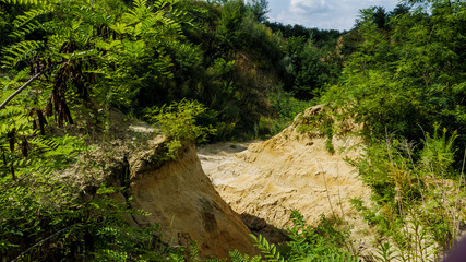 Stone silicon on earth, quarry