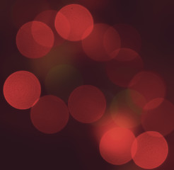 red color bokeh out of focus