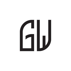 two letter monogram logo