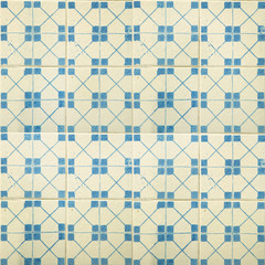 Collection of blue patterns tiles