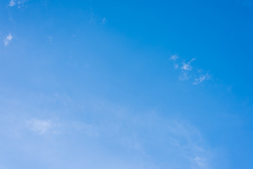 Fototapeta na wymiar blue sky and white cloud .