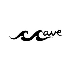 wave logo vector element. wave logotype