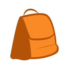 Isolated backpack icon