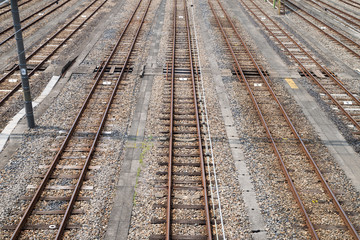 Fototapeta premium 複数の線路