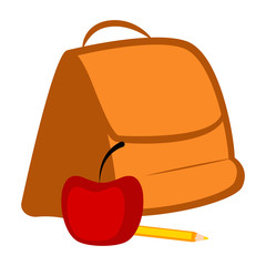 Student bag icon