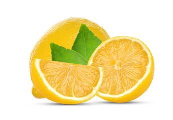 lemon isolated on white background
