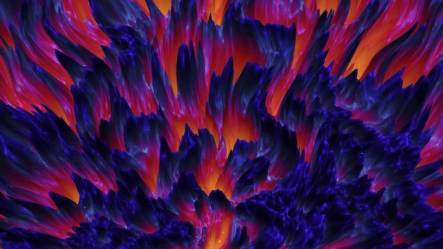 abstract colorful lava magma background, dark matter, seamless loop