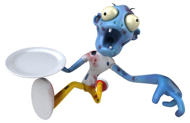 Fun zombie - 3D Illustration