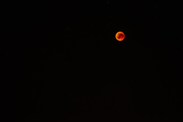 Total lunar eclipse 2018, 27. July in Germany