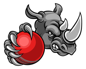 Rhino Holding Cricket Ball