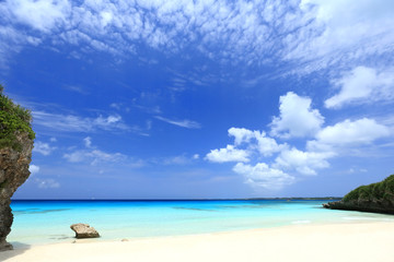 宮古島のビーチ(砂山ビーチ)