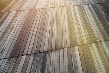 wood plank floor perspective