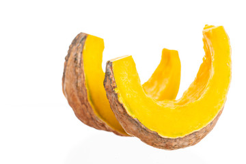 Thai pumpkins  on white background