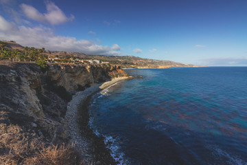 Fototapeta premium Palos Verdes Cliffs from Vanderlip Park Trail