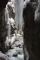 Partnach klamm in garmisch germany