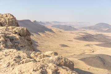 Fototapeta na wymiar Desert landscape nature tourism and travel