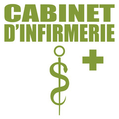 Logo cabinet d'infirmerie.