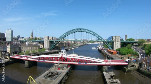 Tyne Bridges The View From The High Level Bridge Over The