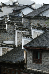 View of traditional roof ,of chinese buildings