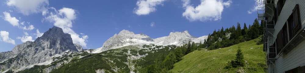 Fototapeta premium totes gebirge mountains in alps in austria