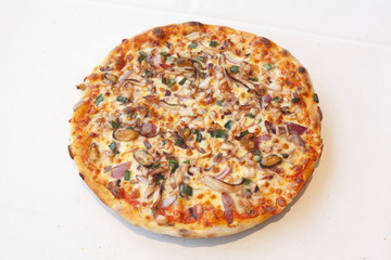 Pizza mit Meeresfrüchten