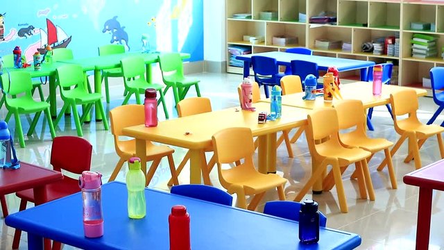 emty playgroup classroom