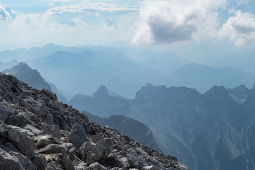 totes gebirge mountains in alps in austria