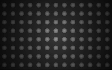 vector black background with balls