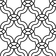 Design seamless monochrome grid pattern