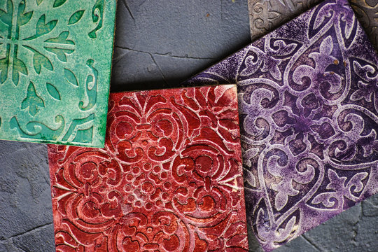 Moorish style tiles
