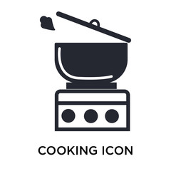 Cooking icon vector sign and symbol isolated on white background, Cooking logo concept